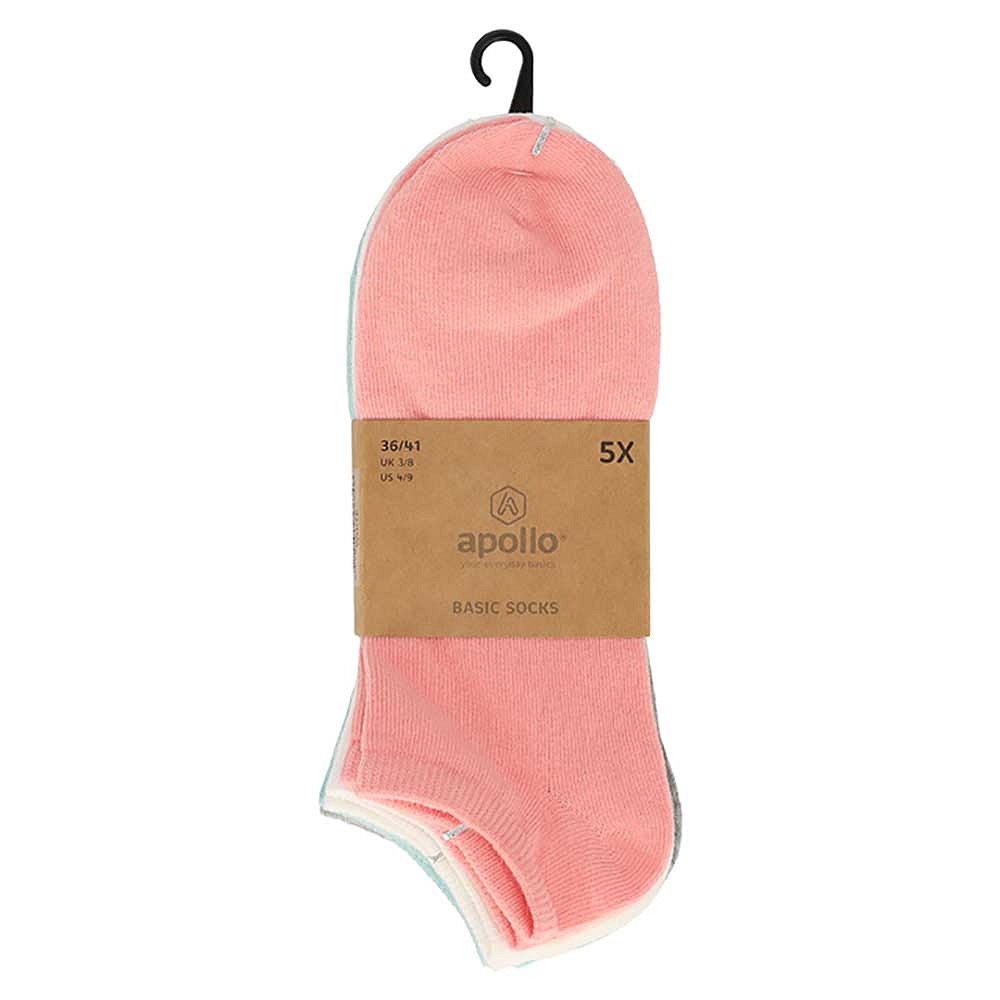 Damen Sneaker Socken - Fashion- 5er-Pack