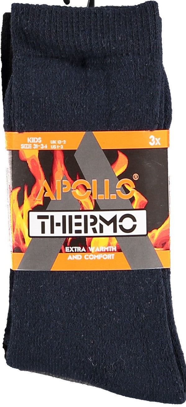 Chaussettes thermiques pour femmes et enfants - Multi colour - 3-pack