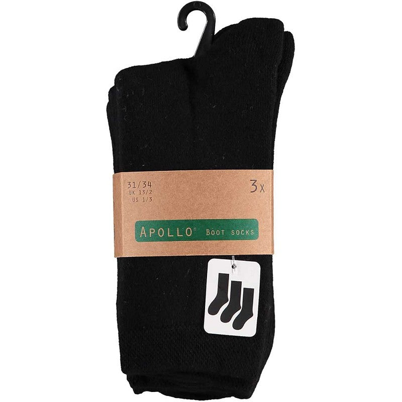 Badstof Kindersokken - Unisex - 3-Pak