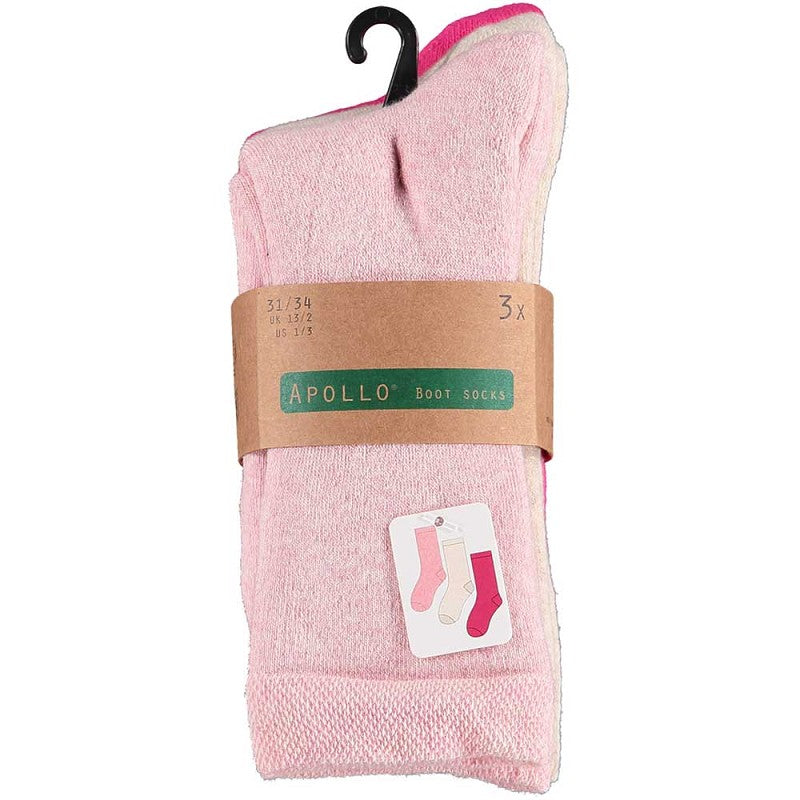Badstof Kindersokken - Unisex - 3-Pak