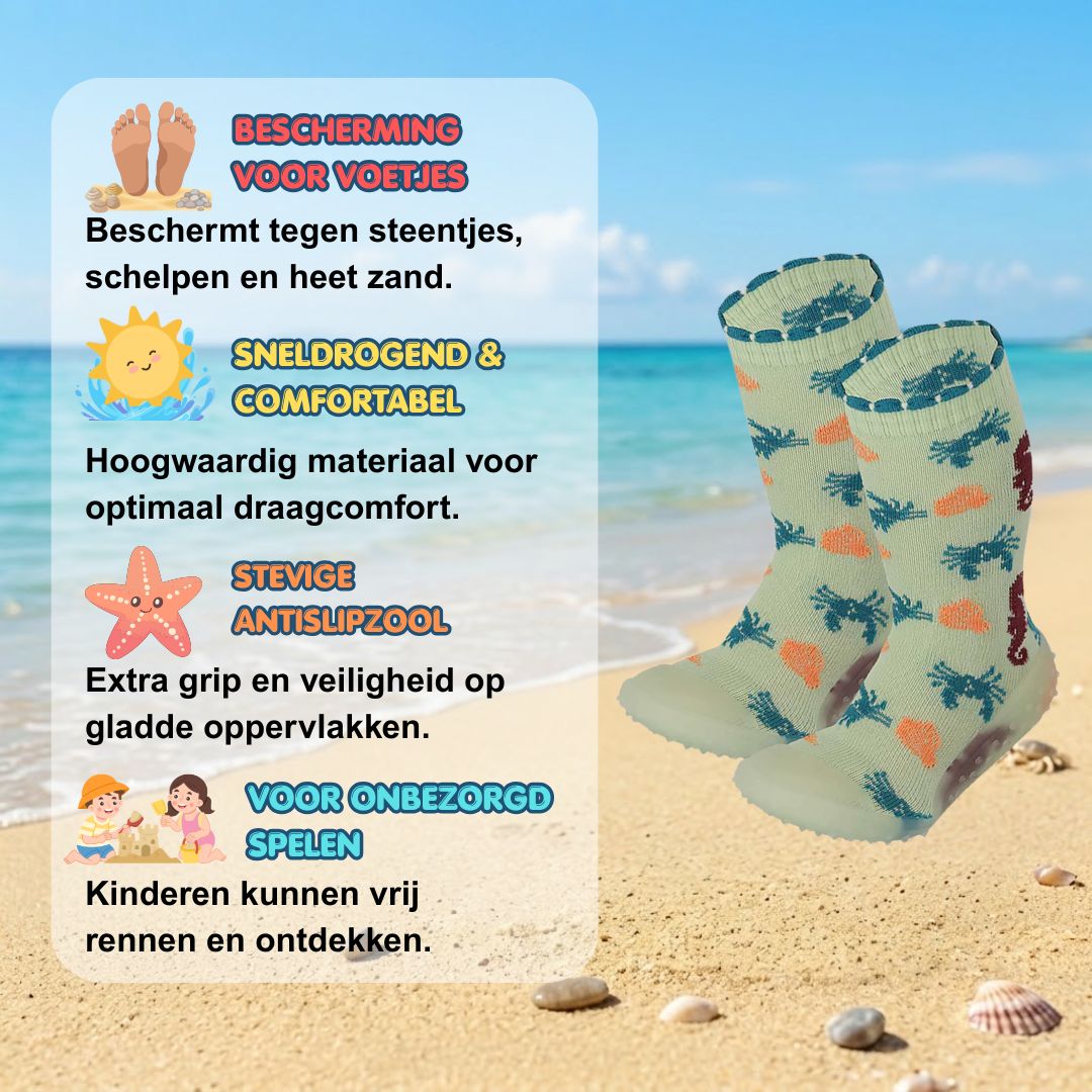 Watersokken kids - anti slip - Mint