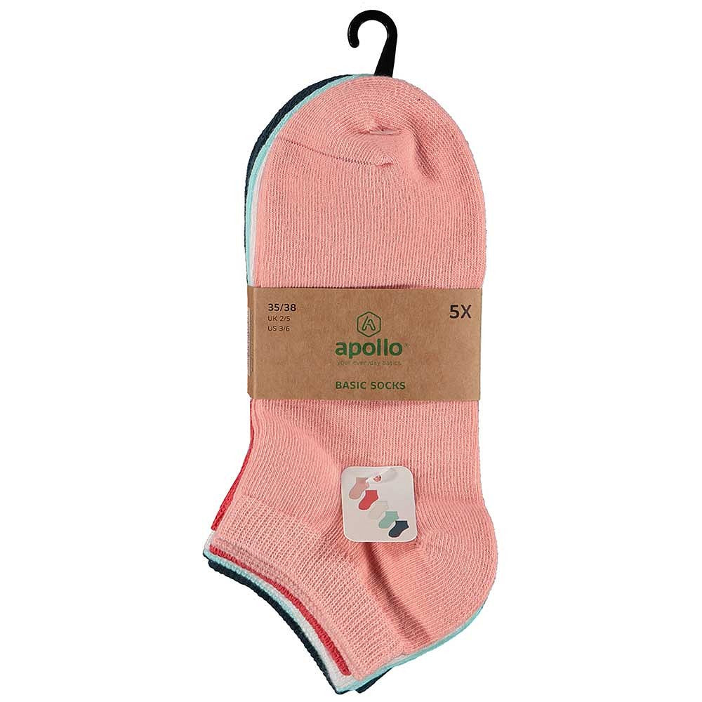 Kinder sneakersokken - Multi Color - 5-Pak