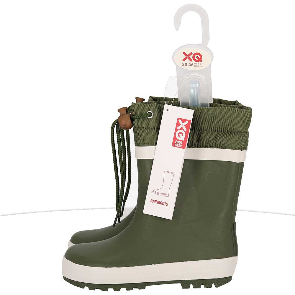 Bottes de pluie Kids - Doublure polaire - Kaki