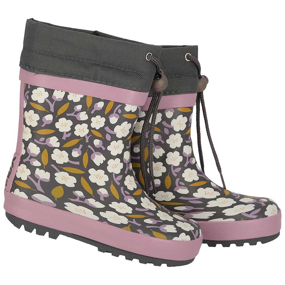Morethansocks - Hoge regenlaarzen meisjes - Bloemenprint