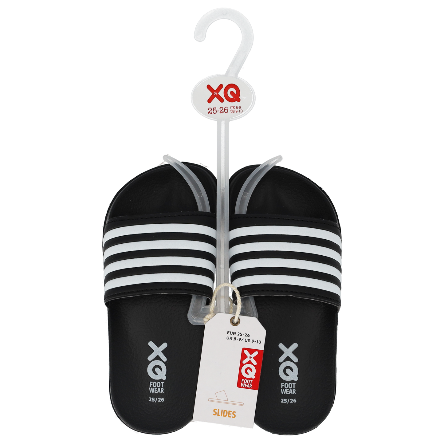 Slippers Kinderen - Unisex - Zwart/Wit
