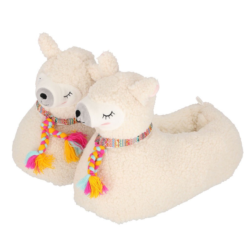Pantoffels Meisjes - Alpaca - Beige