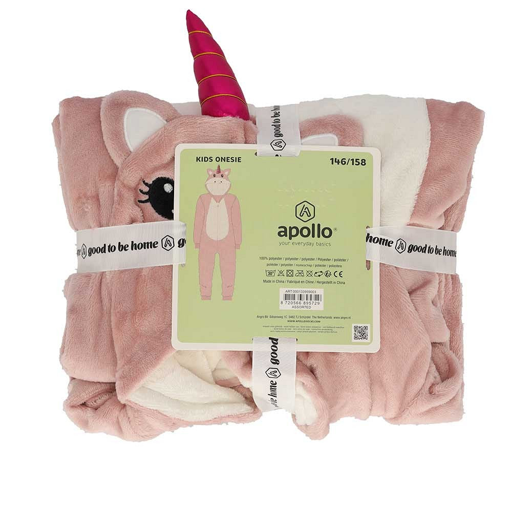 Kinder Onesie - Unicorn - Roze
