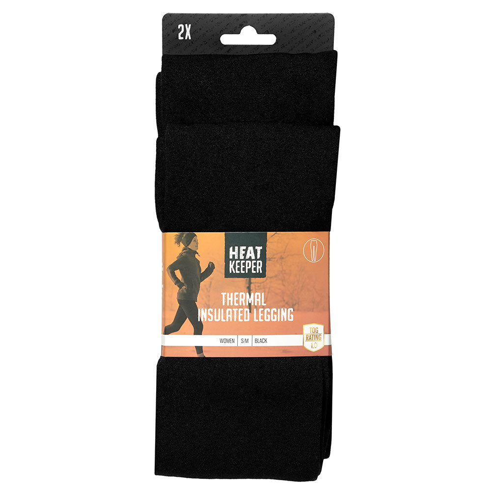 Thermo legging dames - Zwart - 2-Pack