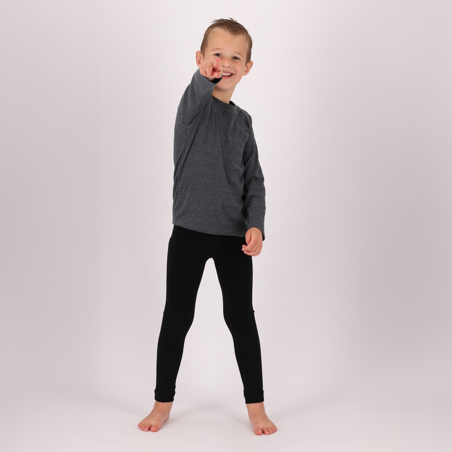 Thermo-Leggings Kinder - Schwarz - 140/146 - 1-tlg.