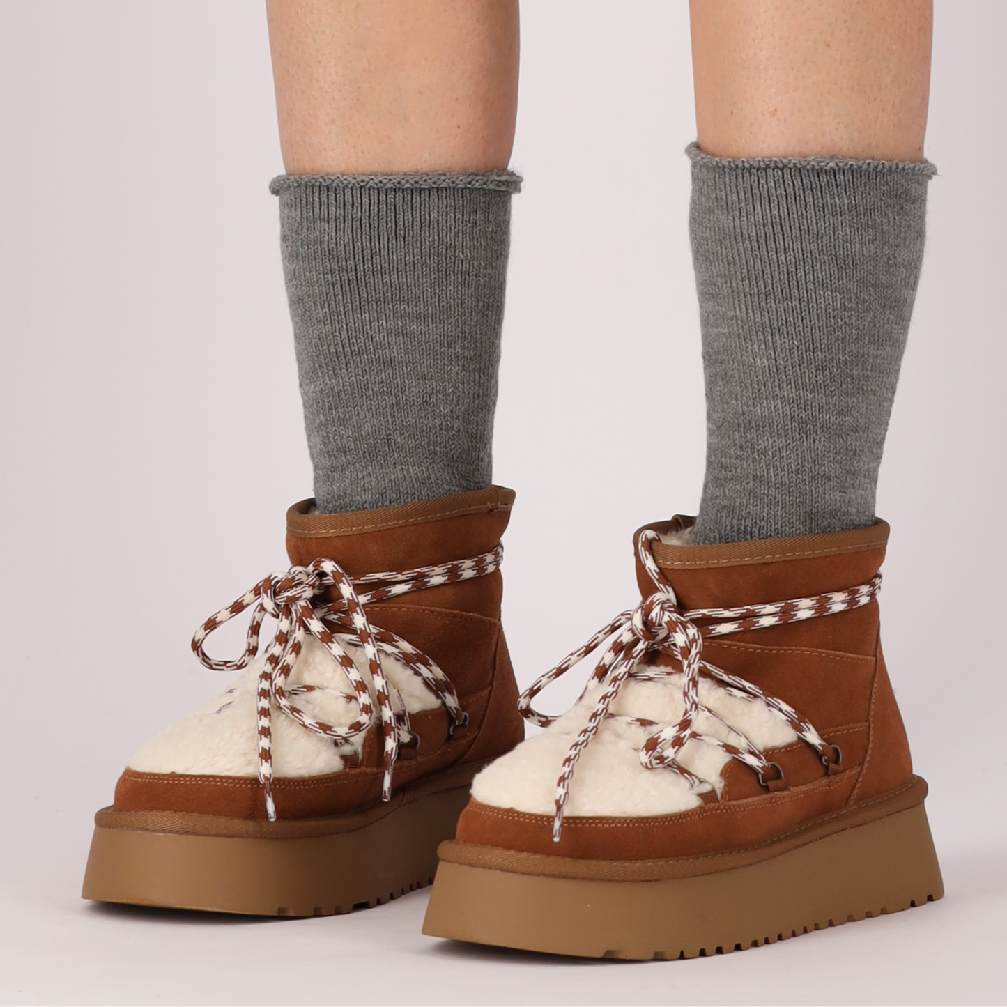 Chaussettes thermiques pour dames - 2 paires - Taille 36/41