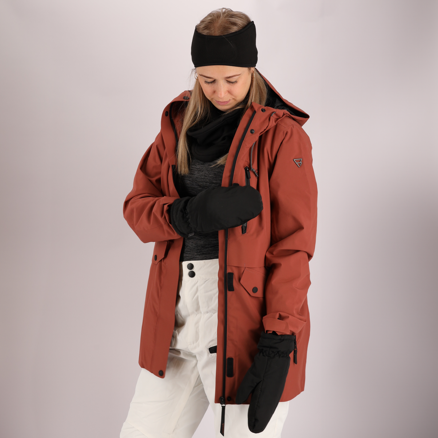 Thermo hoofdband uniseks - Zwart - 1-Stuk