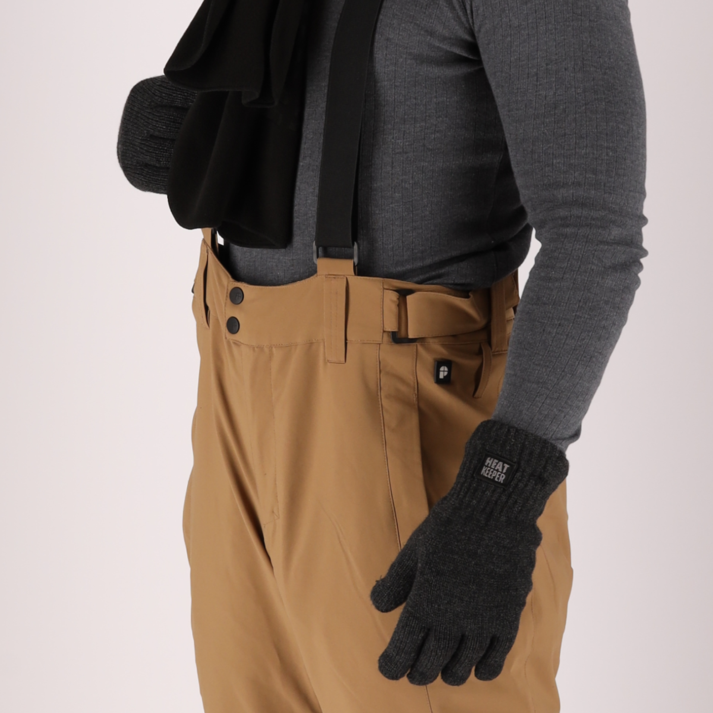Gants thermo tricotés - Homme - 1 paire