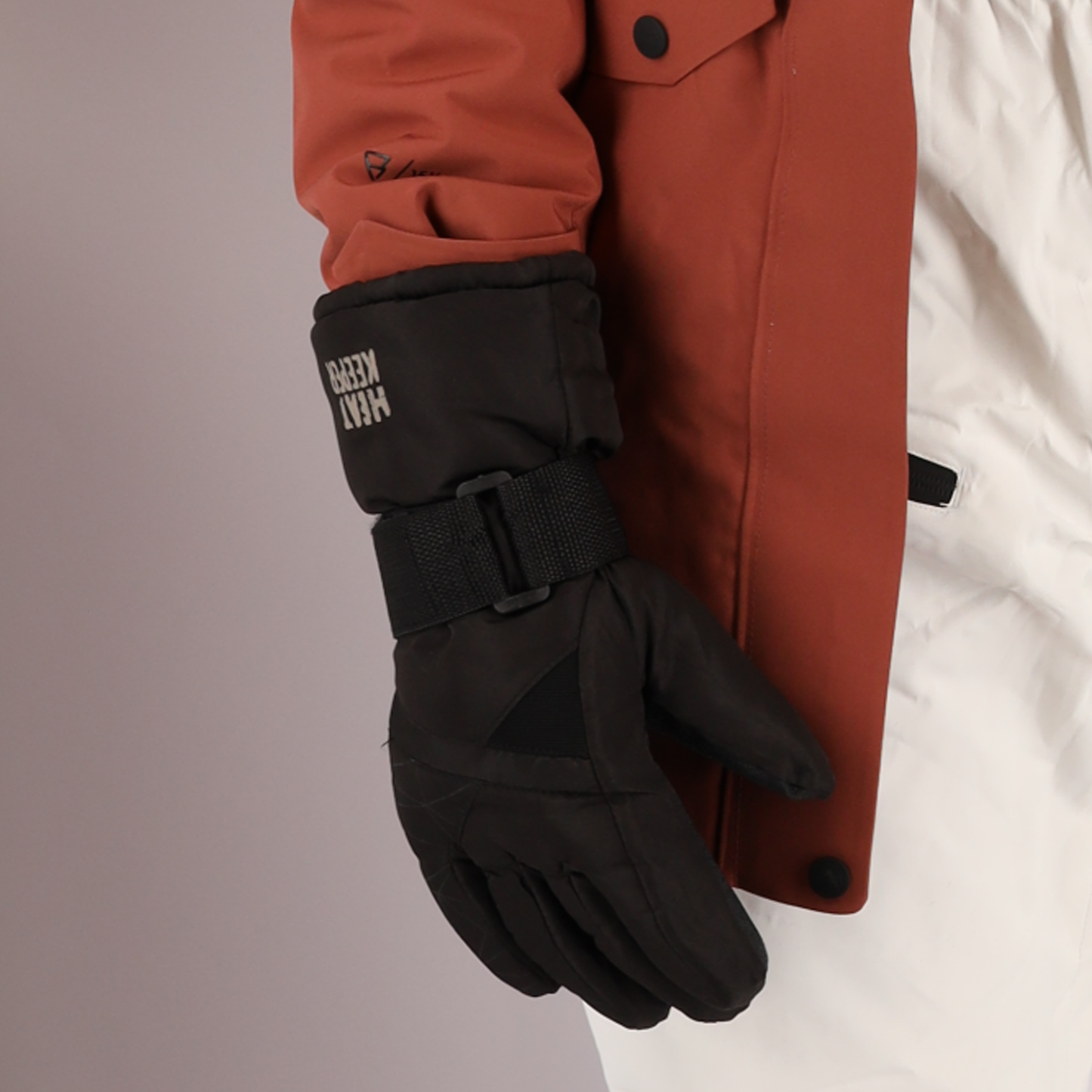 Snowboard handschoenen Pro - Unisex - Zwart - 4-Paar voordeelpakket
