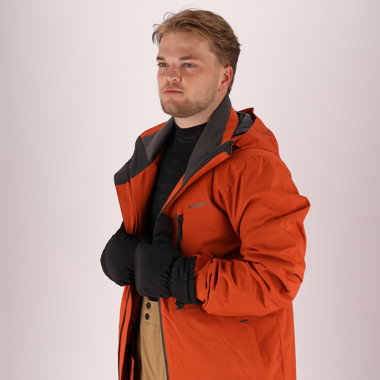 Mega thermo wanten heren - Zwart - 1-Paar