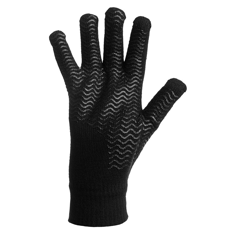 Gants tricotés homme - Noir - 1 paire