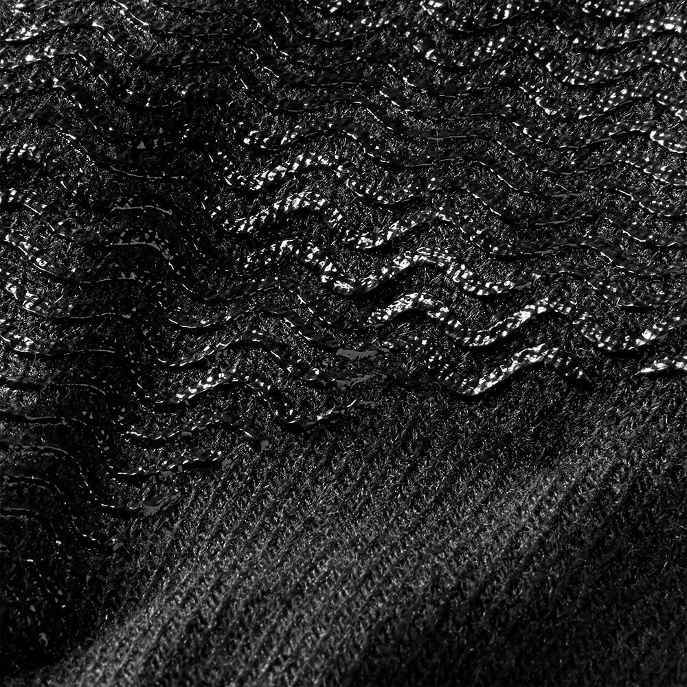 Gants tricotés homme - Noir - 1 paire