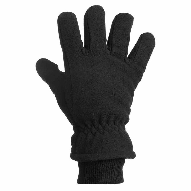 Gants thermo en polaire - Homme - Noir - 1 paire