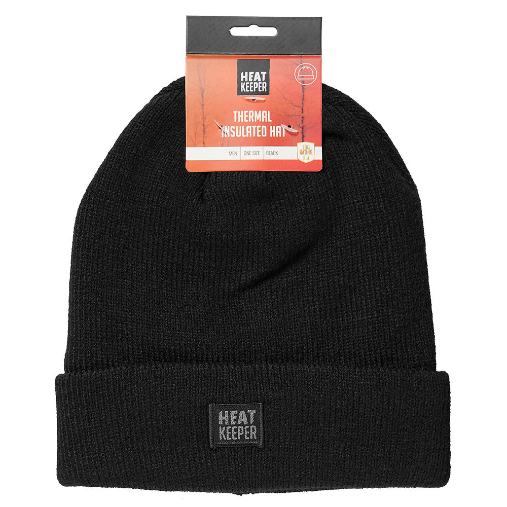 Thermo Heren Muts - Zwart - One Size - 1-Stuk