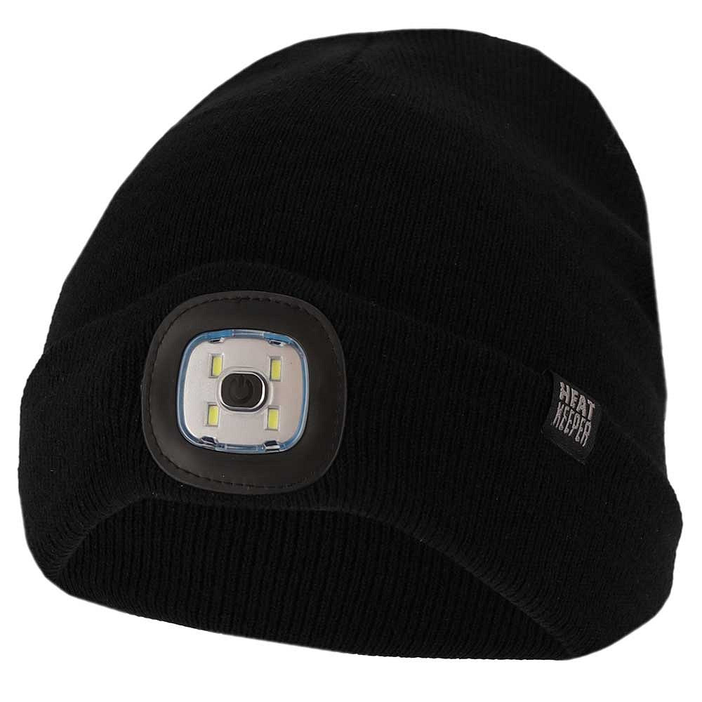 Bonnet thermique + lumière LED homme - Taille unique