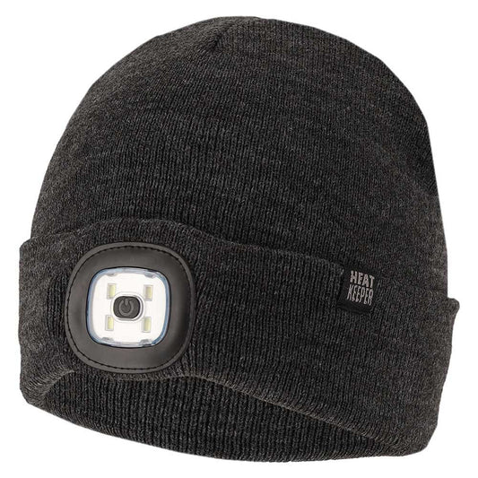 Bonnet thermique + lumière LED homme - Taille unique