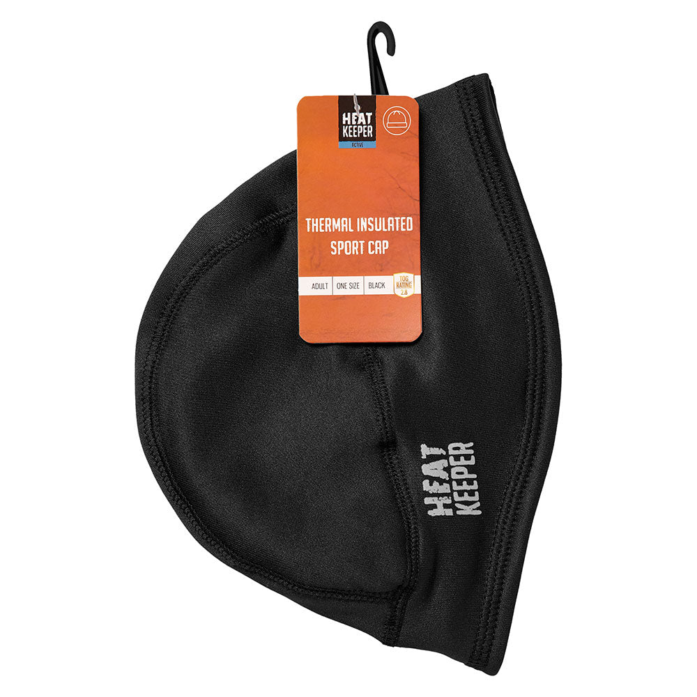 Thermo sportmuts heren - Zwart - 1-Stuk