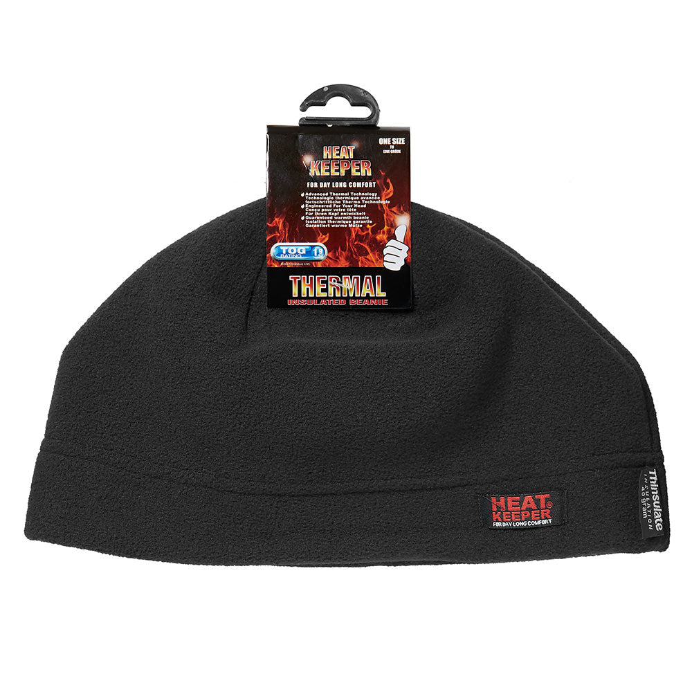 Thermo Muts Heren - Fleece - Zwart