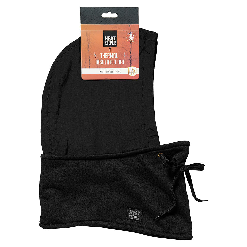 Thermo bivakmuts heren - Waterdicht - Zwart - 2-Stuks