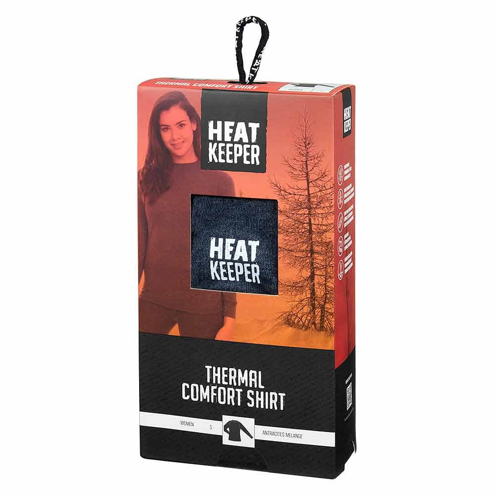Thermo broek/shirt dames - Set - Antraciet - 2 x broek/shirt