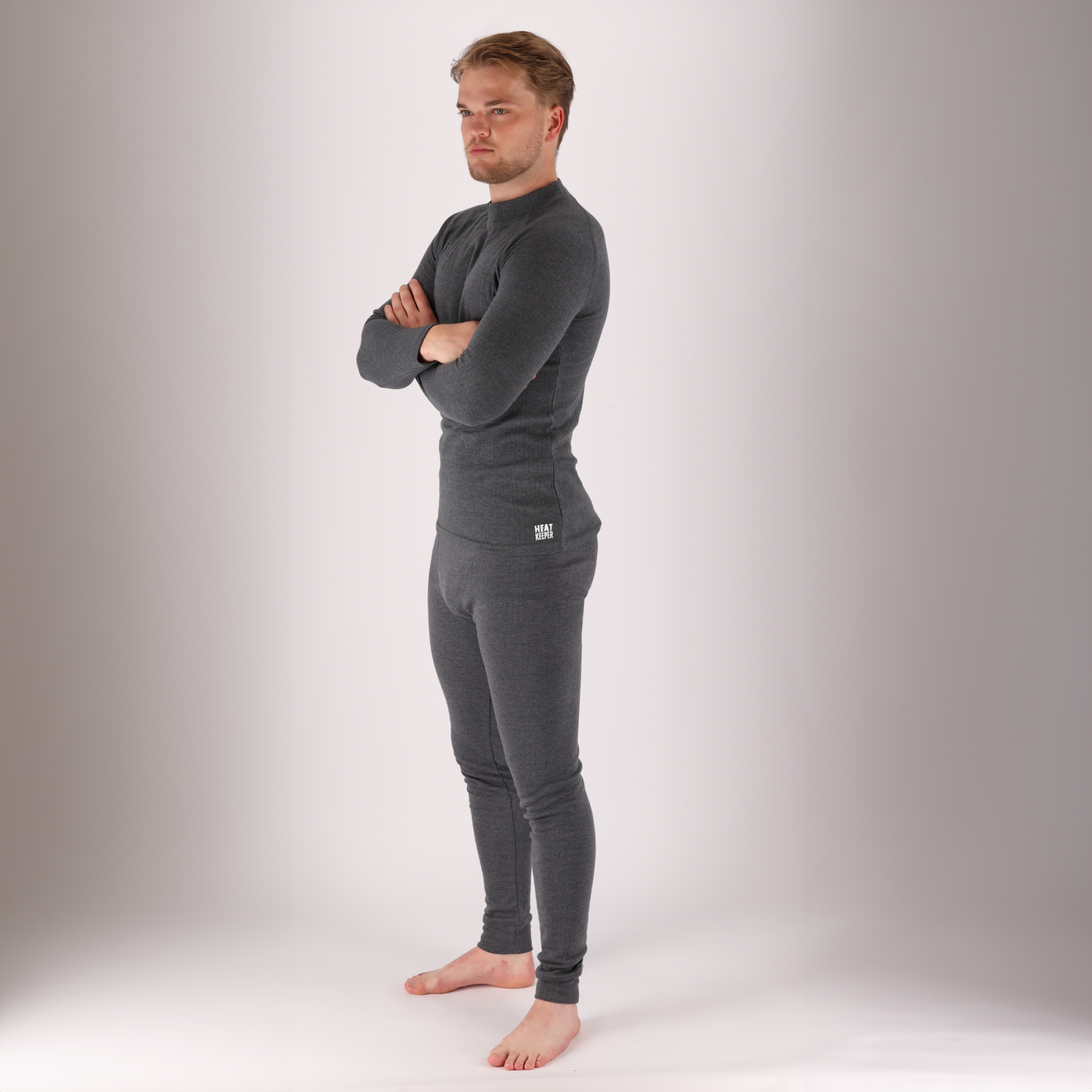 Thermo set heren - Shirt/Broek - Heren - Antraciet