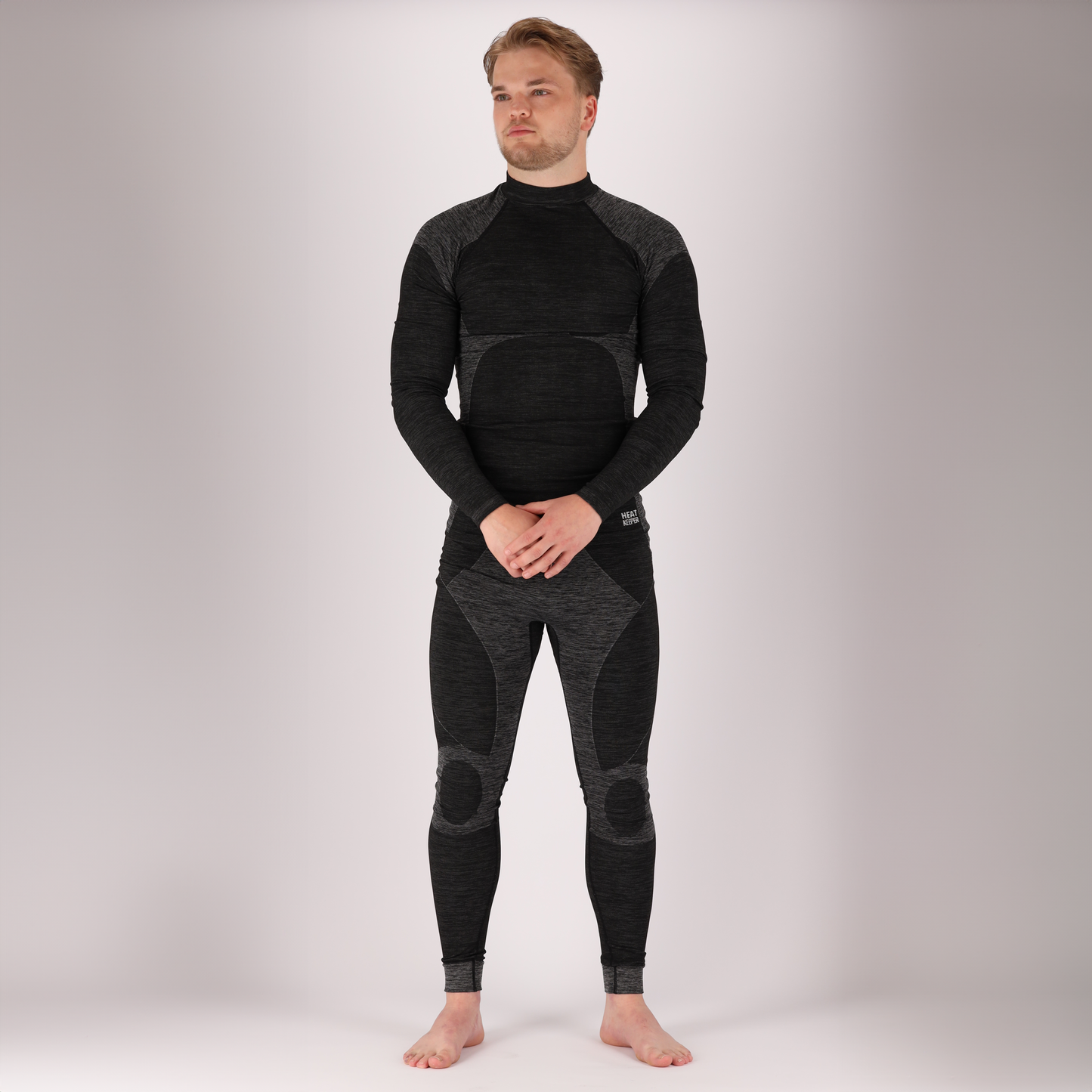 Thermobroek heren Zwart - 2-Stuks