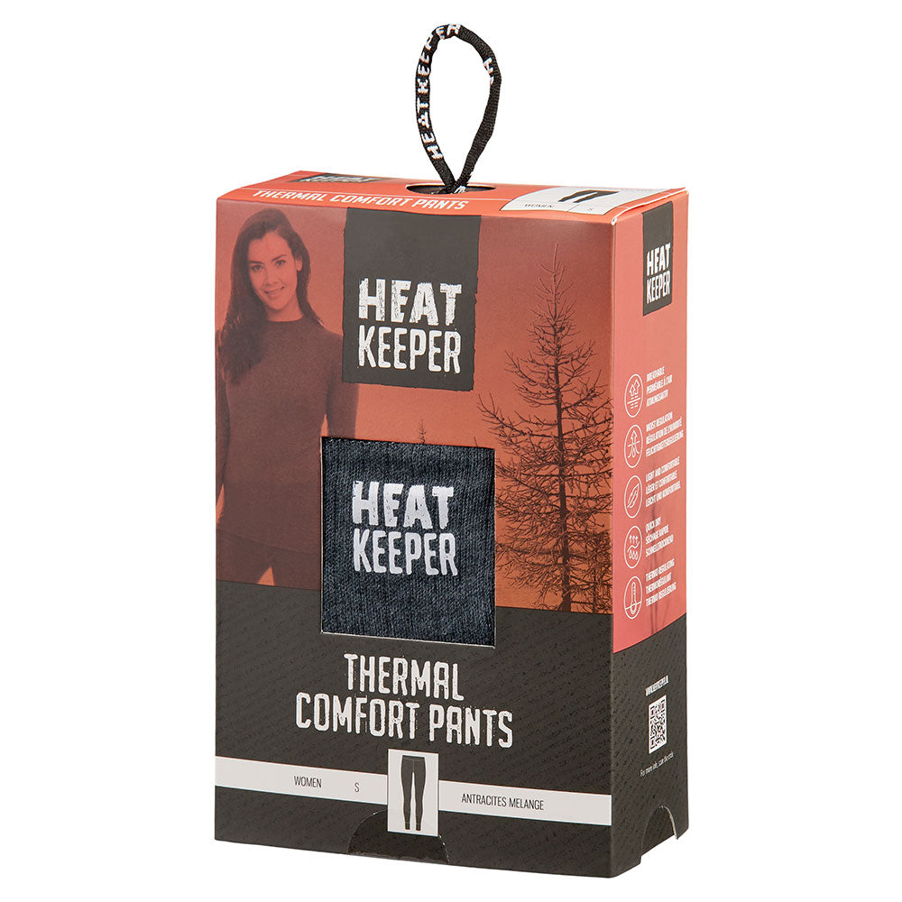 Pantalon thermique pour dames Anthracite - 2 pièces