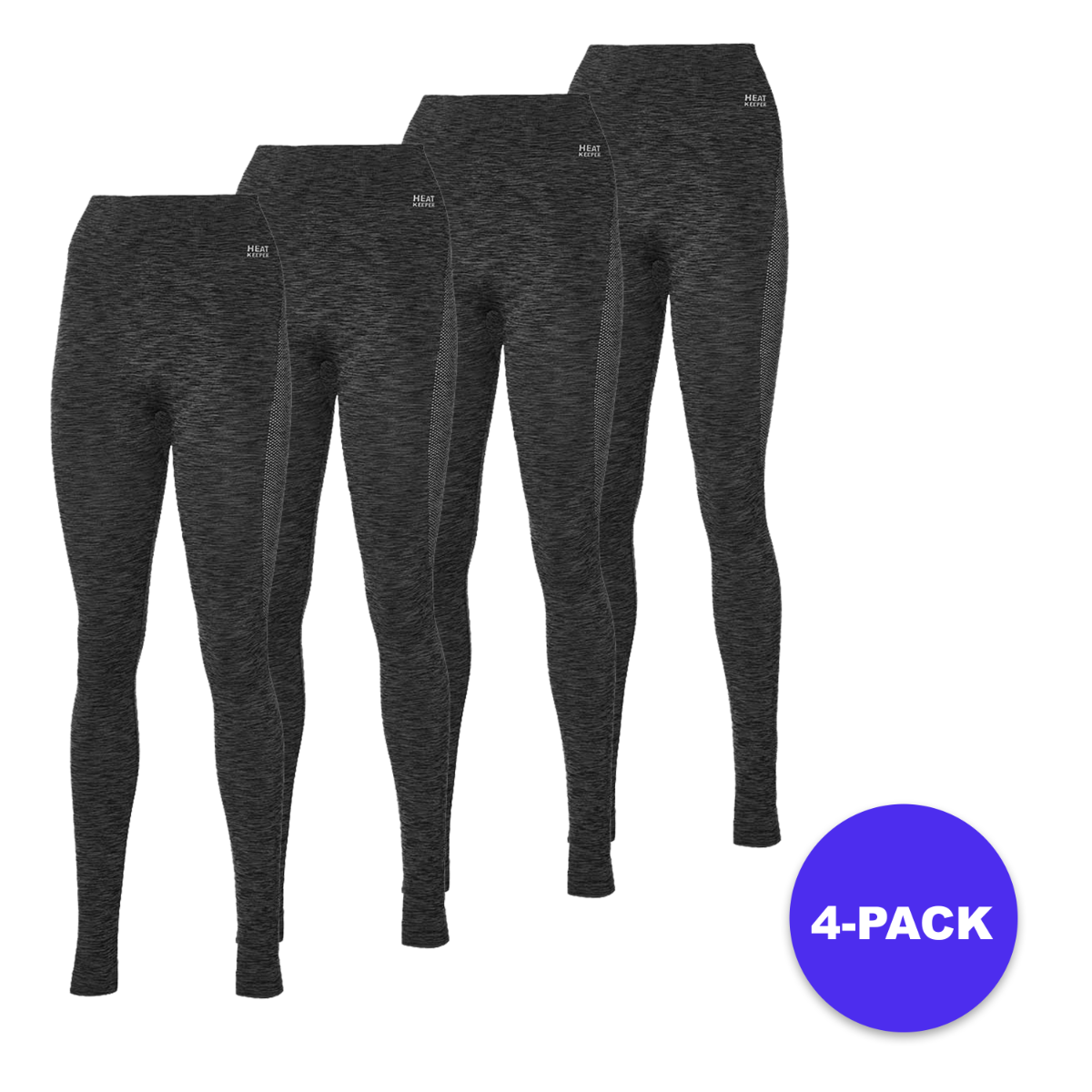 Thermobroek dames Zwart - 4-Stuks - Premium