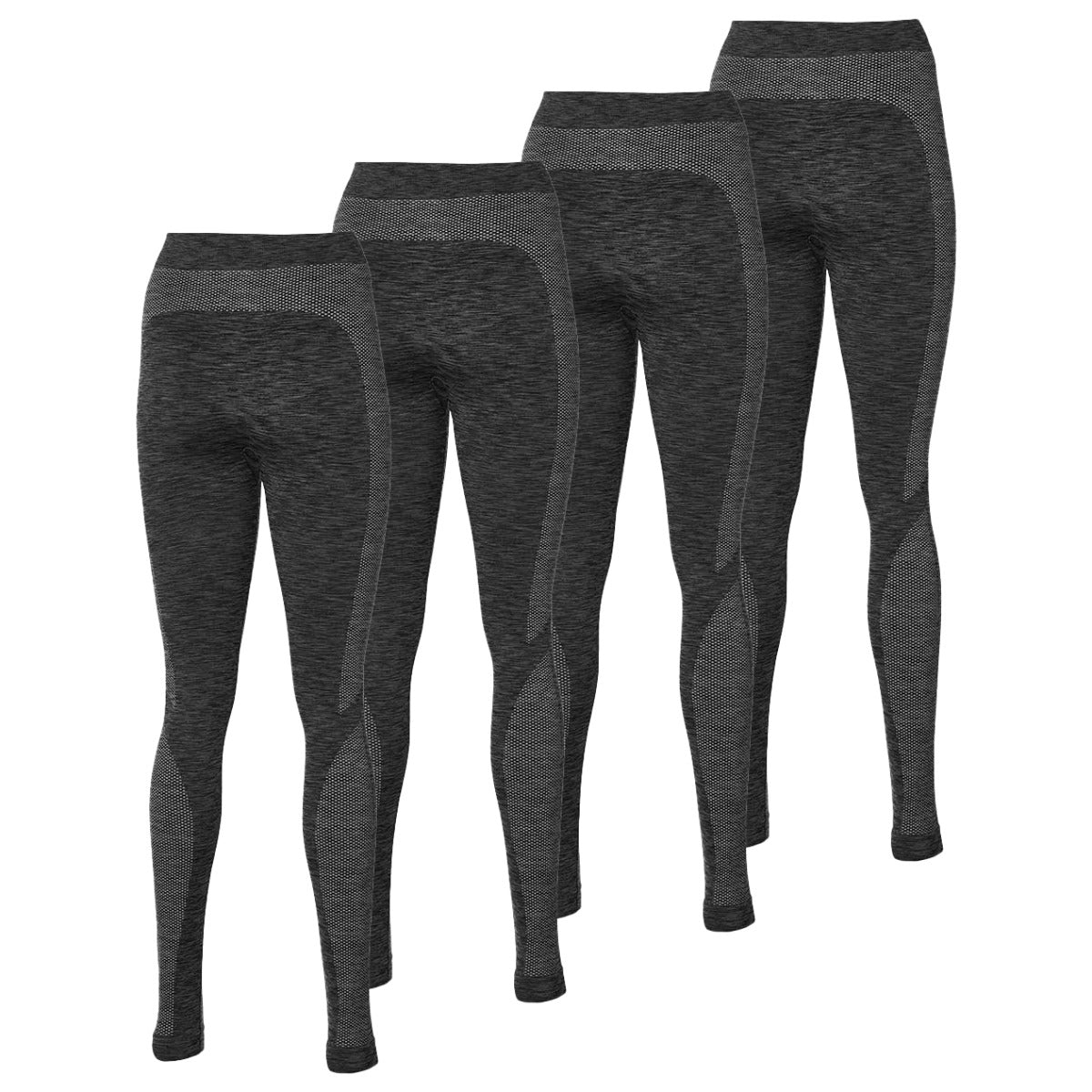 Thermobroek dames Zwart - 4-Stuks - Premium