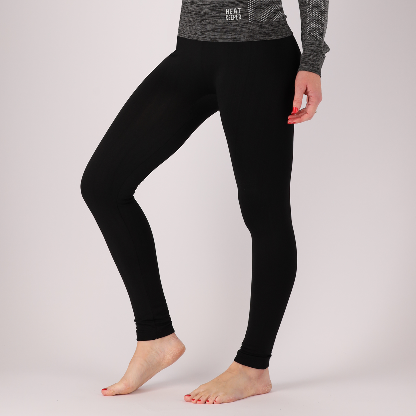 Leggings thermiques pour femmes - Noir - 4 pièces
