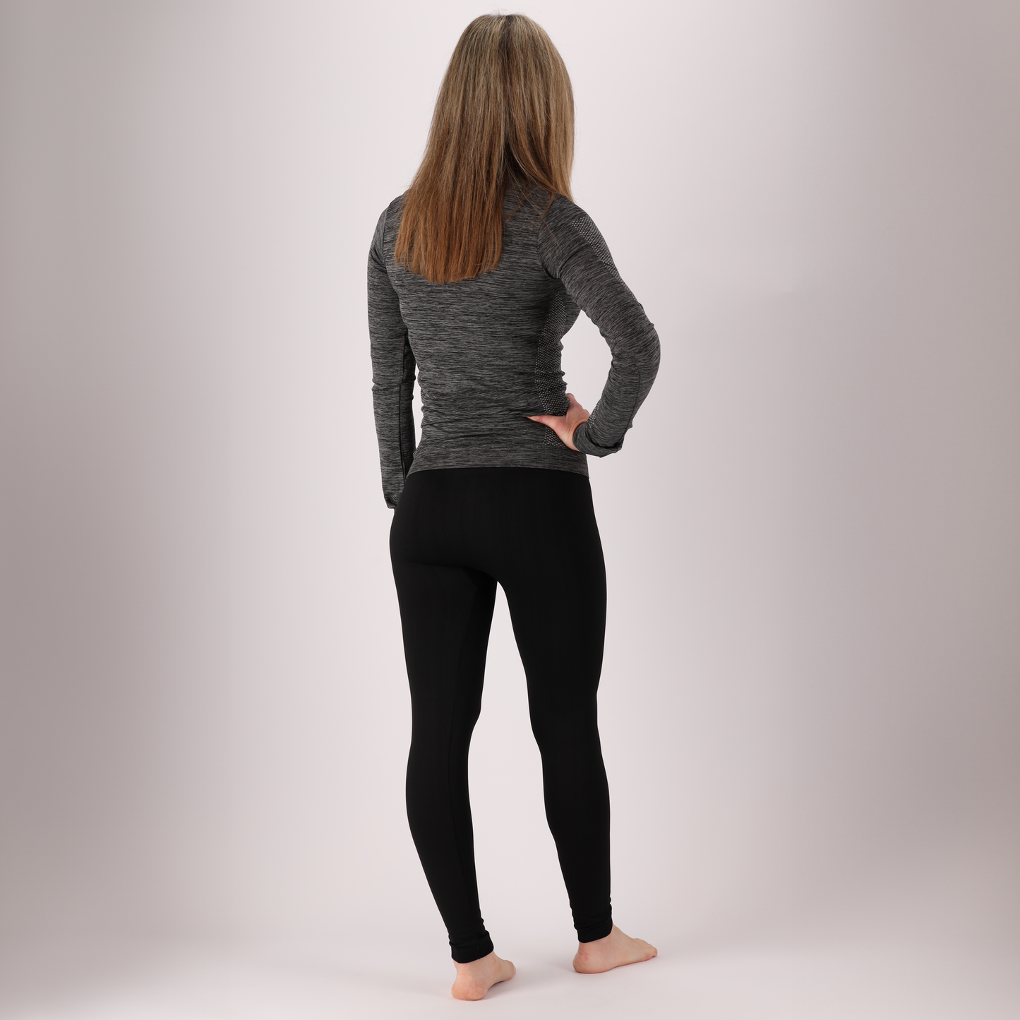 Leggings thermiques pour femmes - Noir - 4 pièces