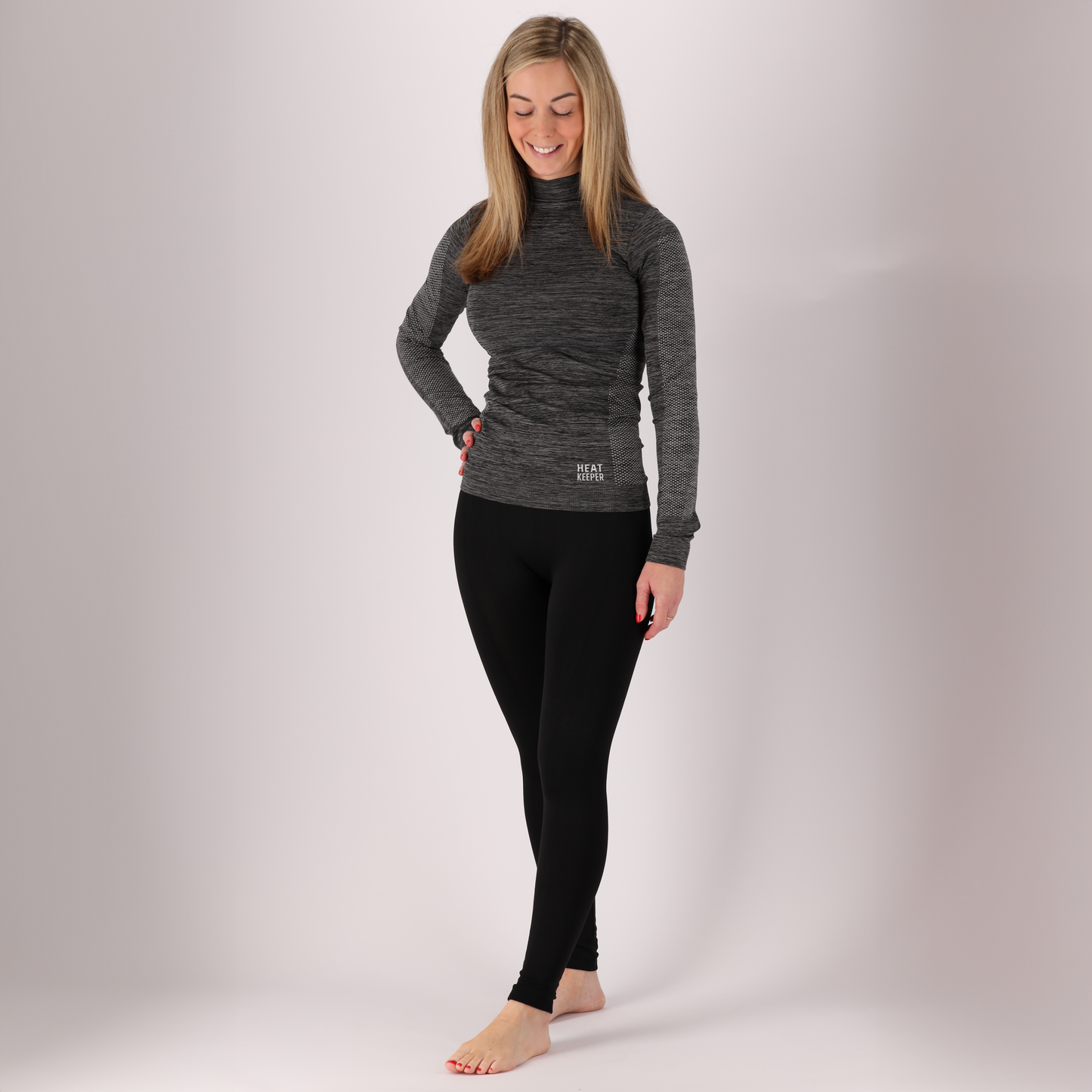 Thermo legging dames - Zwart - 2-Pack