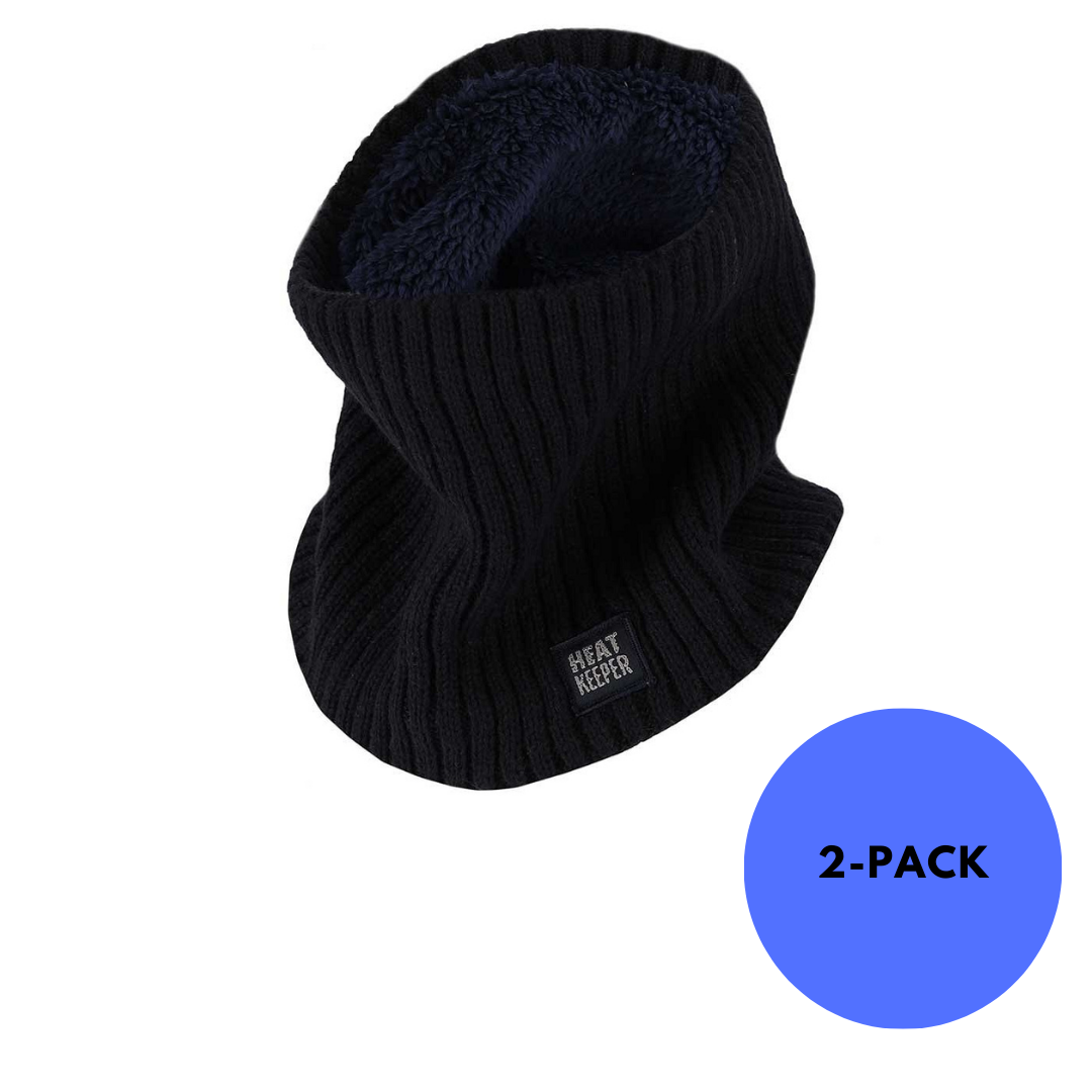 Snood thermique/cache-cou femme - Paquet de 2