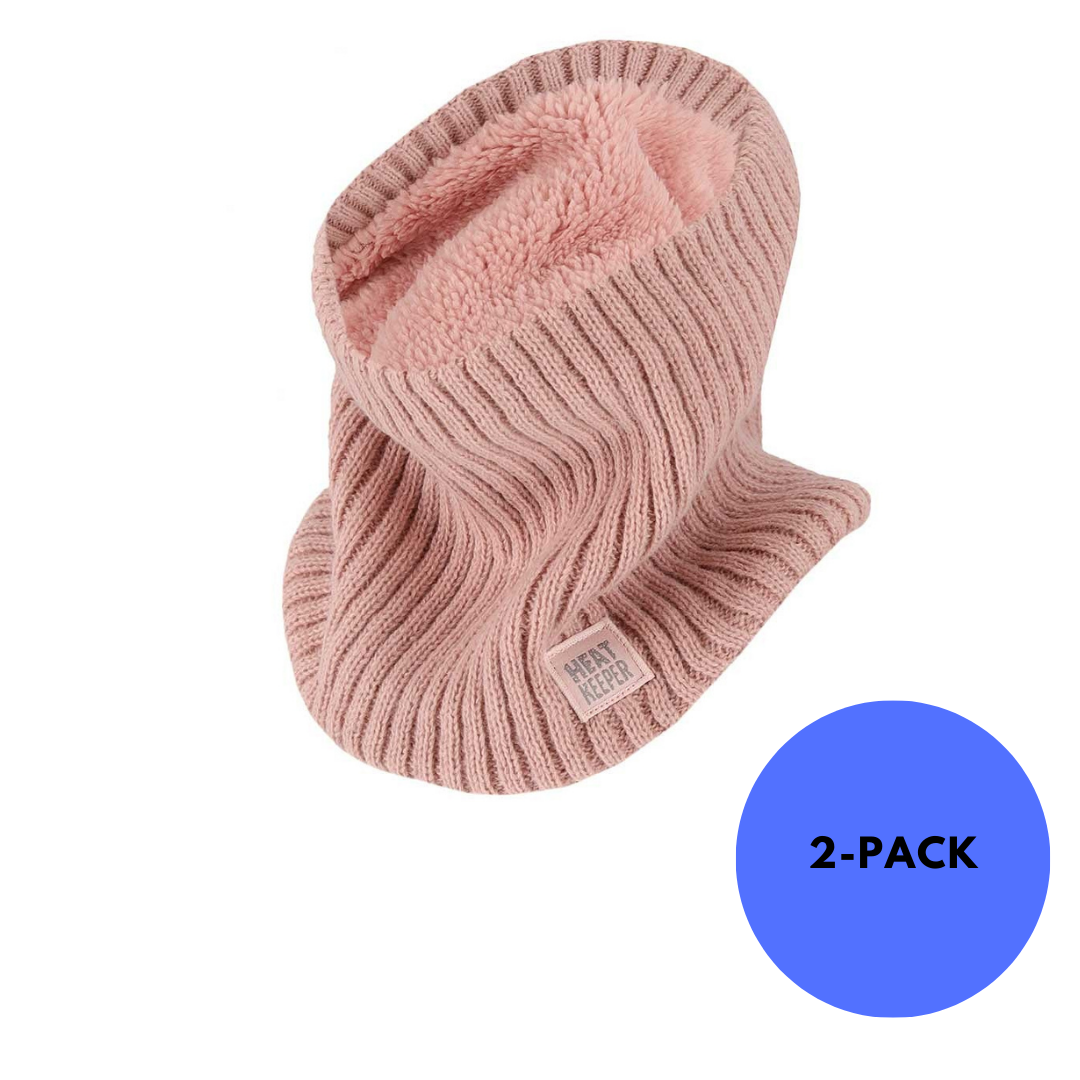 Snood thermique/cache-cou femme - Paquet de 2
