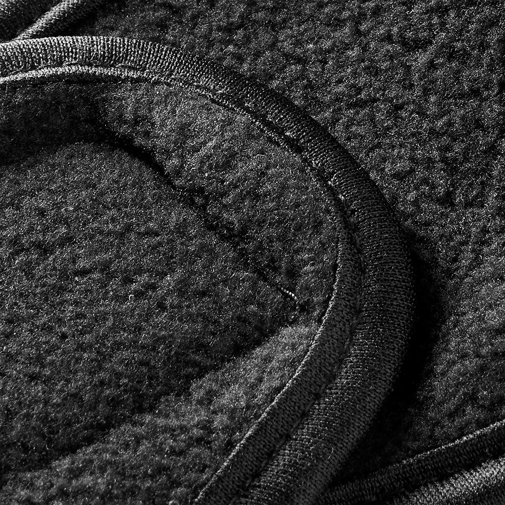 Thermo hoofdband unisex fleece - Zwart - 1-Stuk