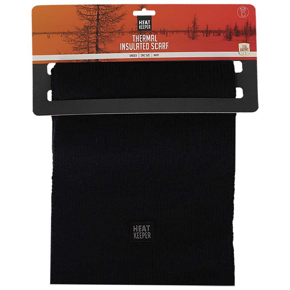 Gebreide thermo sjaal + Thermo muts - Heren - 2-Stuks