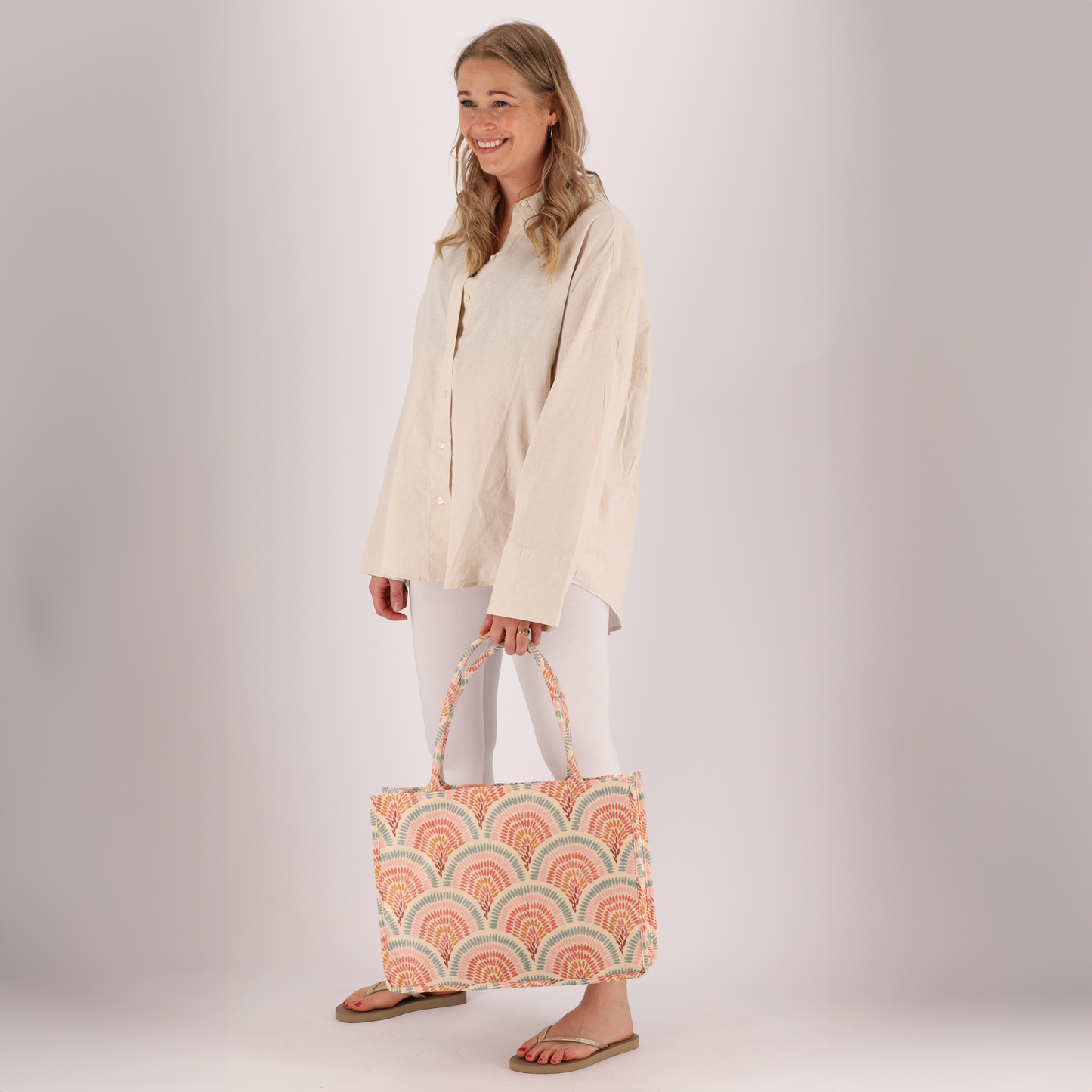 Strandtas Dames - Earth - Met ritssluiting - One Size