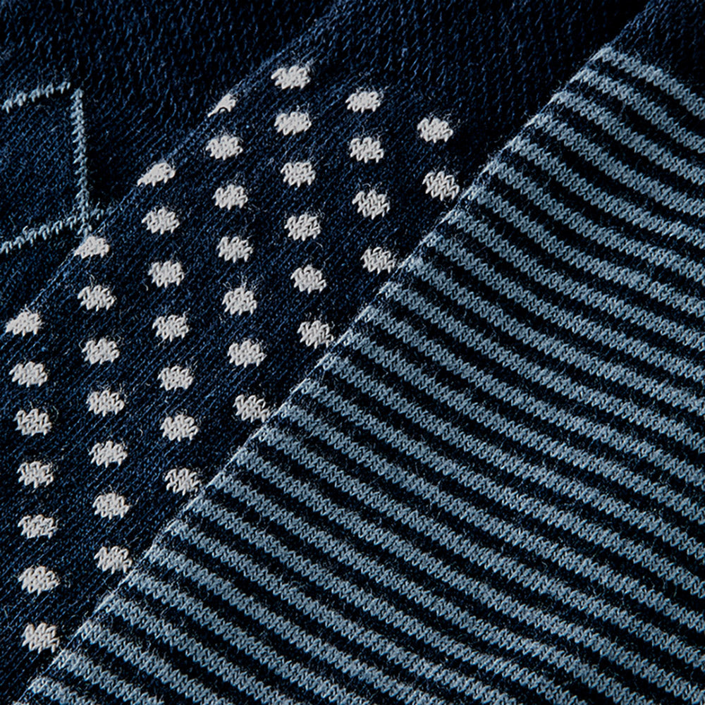 Heren sokken van biologisch katoen - Multi Marine - 6 Paar