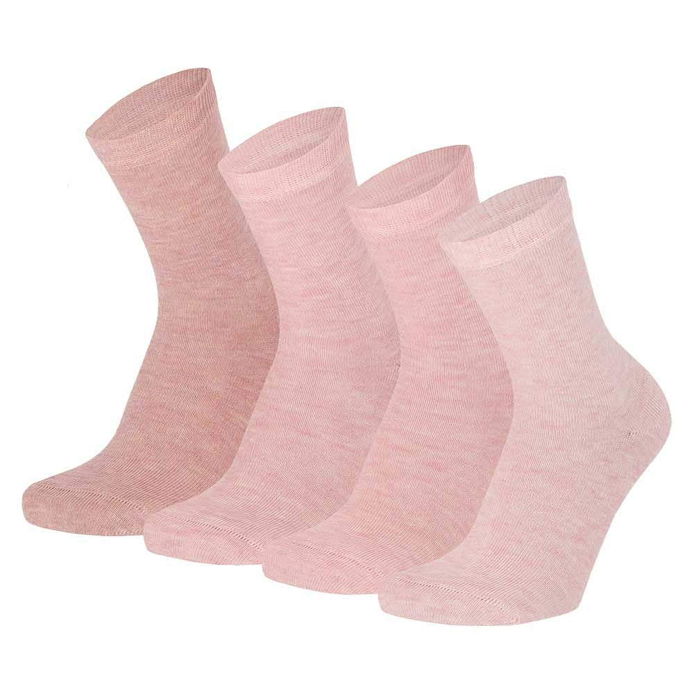 Kindersocken basic - Bio Baumwolle - Rosa - 4er Pack