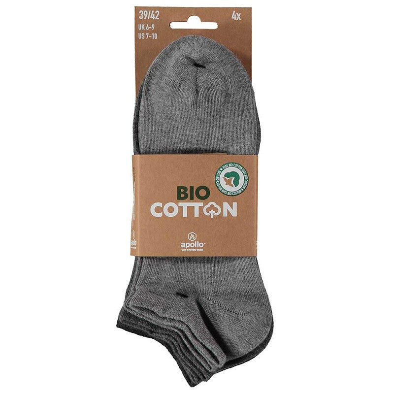 Sneakersocken aus Bio-Baumwolle – Multi Grey – 12er-Pack