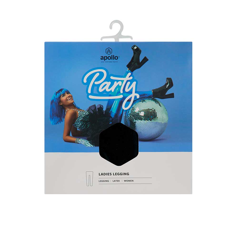 Party legging latex - feest legging latex