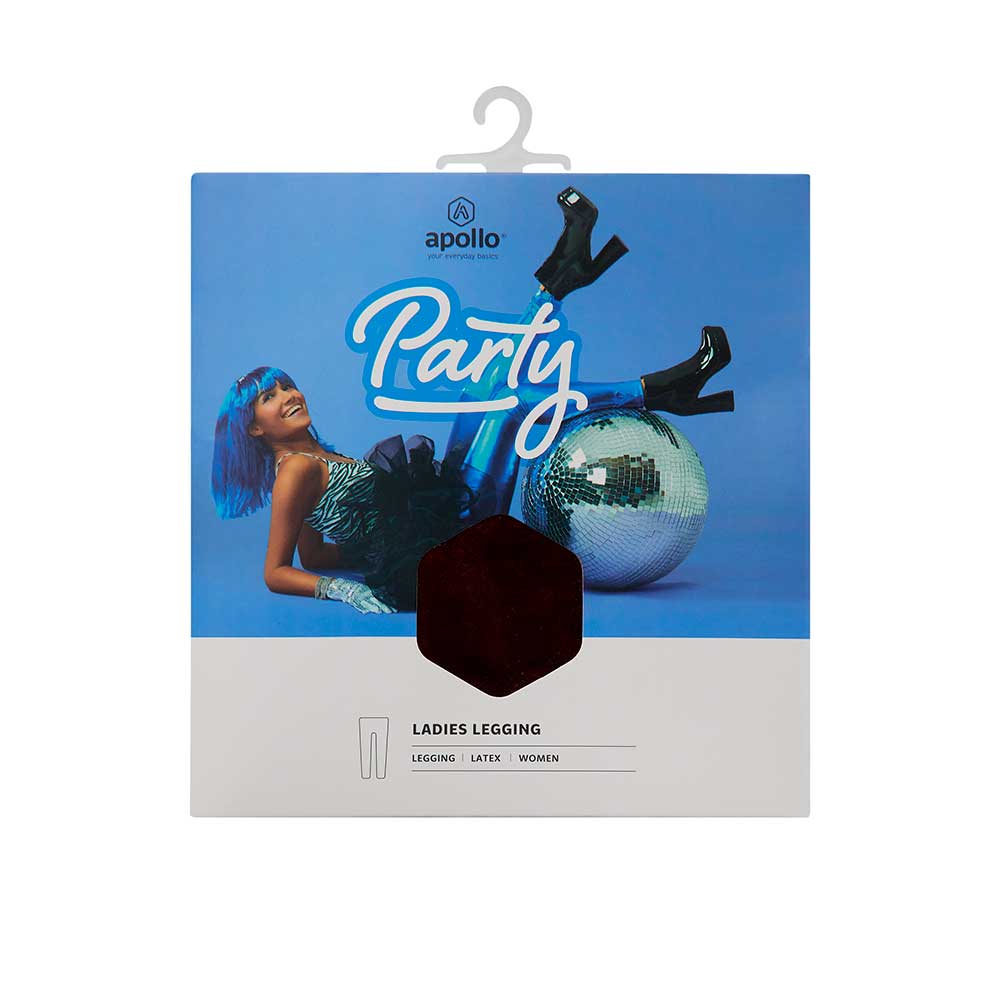 Party legging latex - feest legging latex