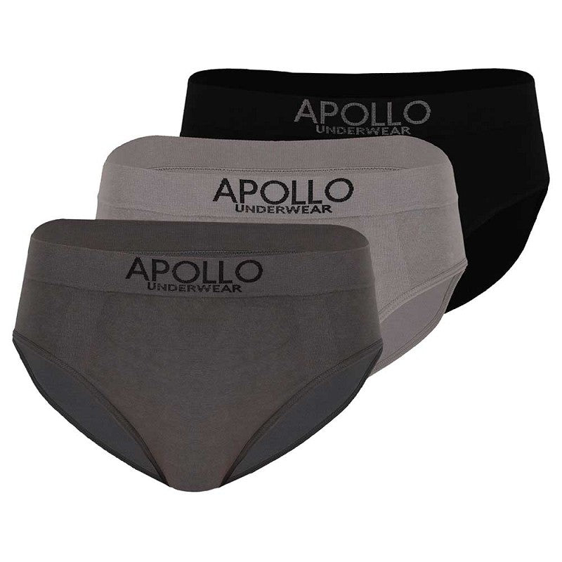 Slip hommes gris 3-pack