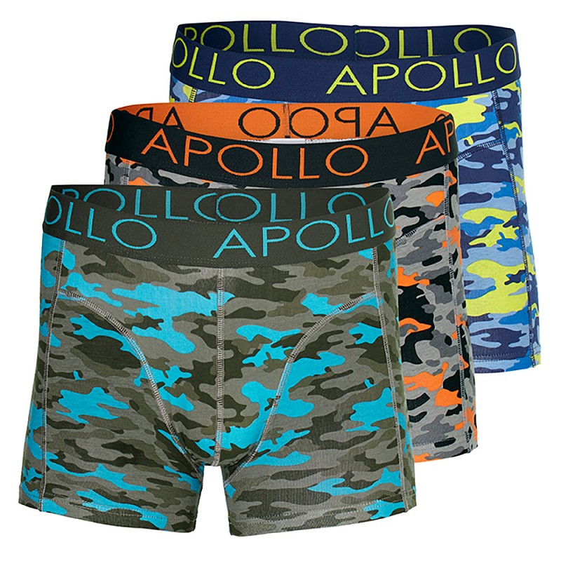 Lot de 3 caleçons camouflage pour hommes