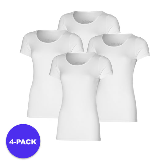T-shirt en bambou pour dames - 4 pièces - Advantage Pack