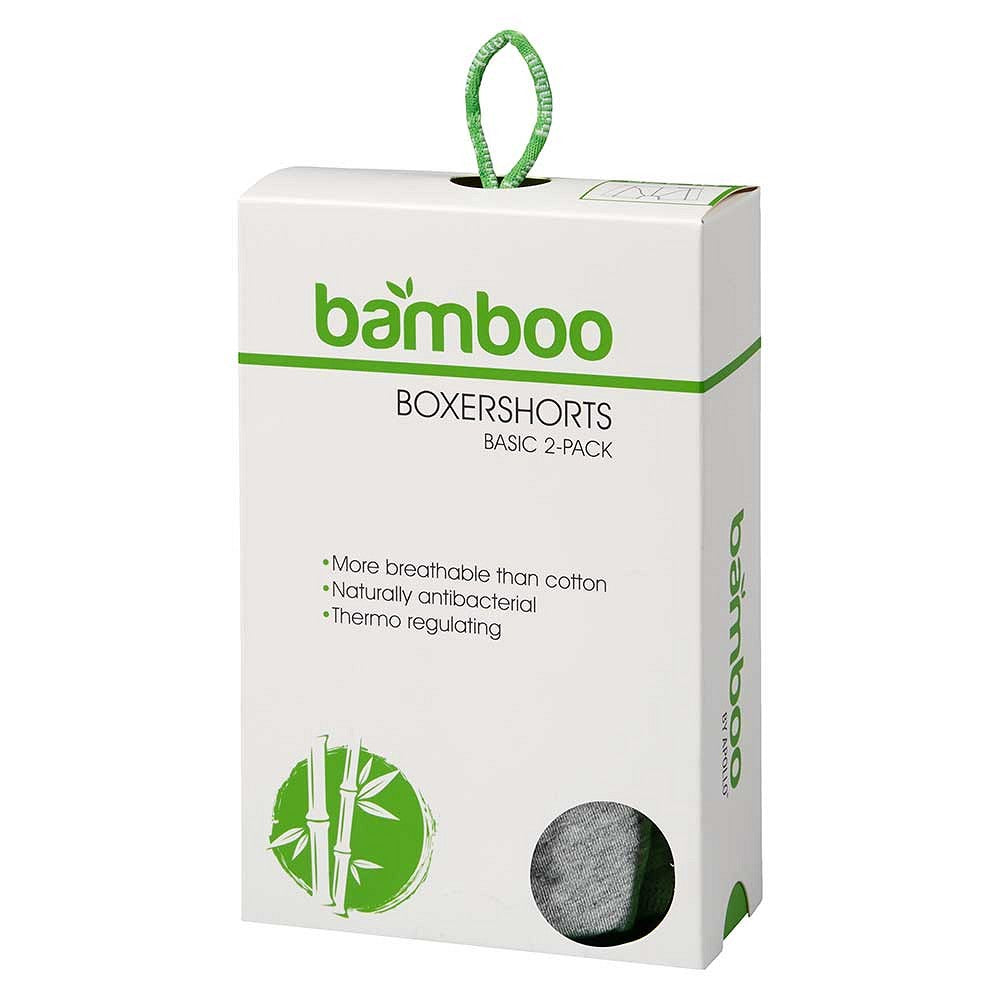 Boxer en bambou hommes gris-vert